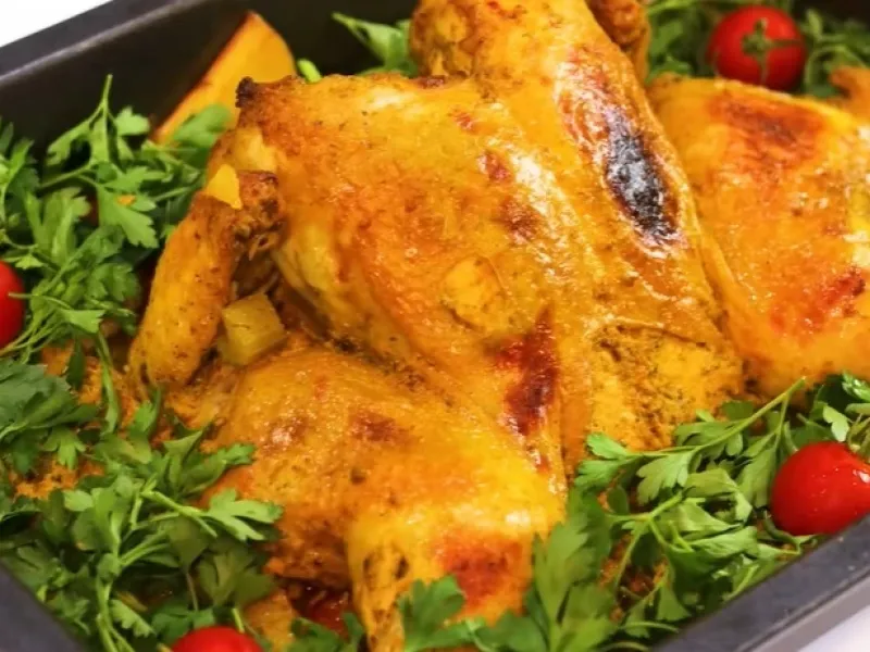 مراحل تهیه مرغ پروانه ایی مجلسی / مرغ پروانه ایی با نکات مهم