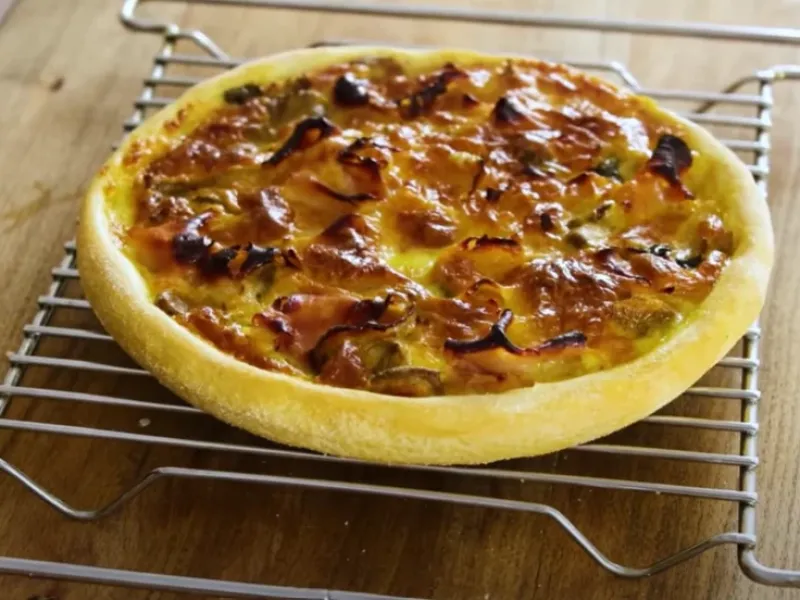 طرز تهیه پیتزا بوقلمون / پیتزا بوقلمون را با این روش درست کنید