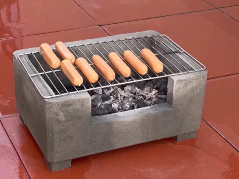 آموزش ساخت منقل با سیمان / با سیمان منقل عمری درست کنید