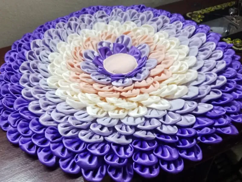 دوخت پادری با تکه پارچه های بلااستفاده به شکل گل برای مبتدی ها!