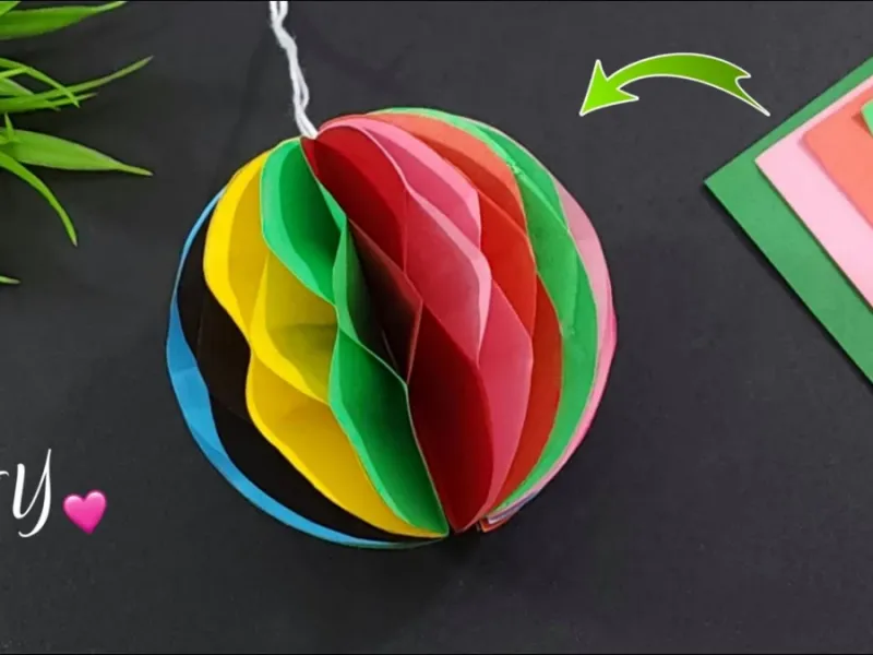 نحوه ساخت زیورآلات تزئینی کریسمس / ایده های دکور جشن با استفاده از کاغذ