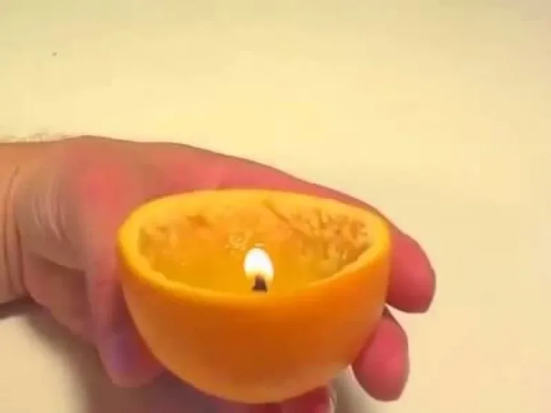 شمع اضطراری و راحت در خانه درست کن!