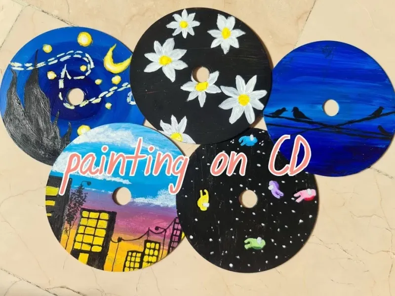 روی سی دی چی بکشیم؟ / ایده استفاده مجدد از سی دی ها