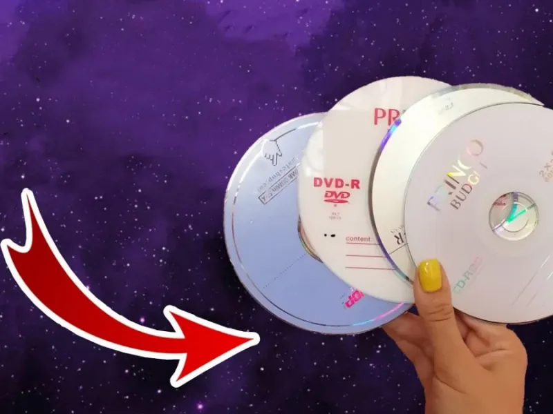 نقاشی روی سی دی به درد نخور!