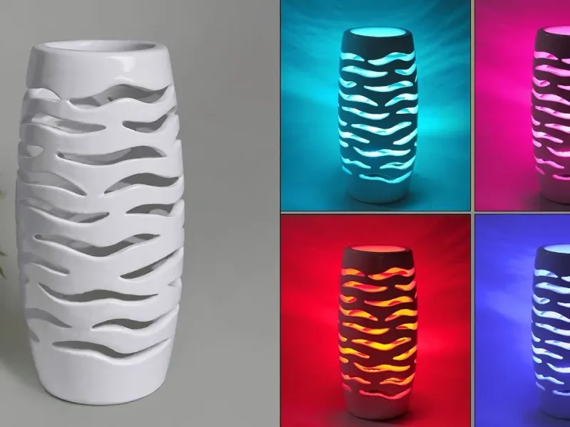 ساخت چراغ رومیزی با بطری پلاستیکی!