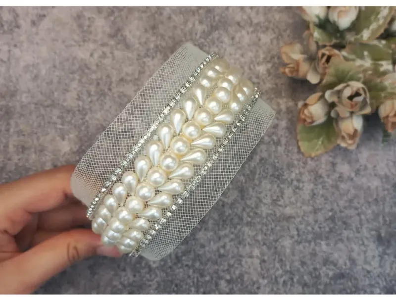 آموزش ساخت تل جذاب با مروارید و نگین آسان / تل مرواریدی جذاب برای خاص پسندان