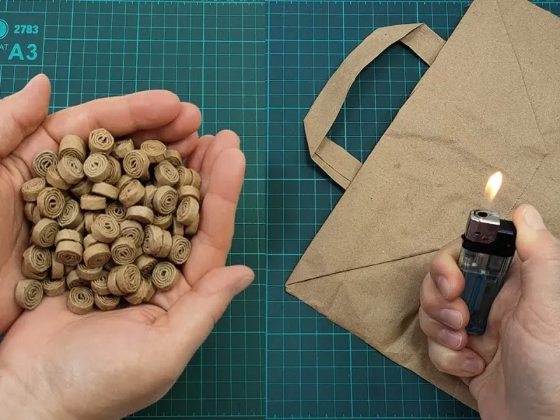 کیسه های کاغذی را دور نیندازید / آن را به چیزی عالی برای خانه خود تبدیل کنید