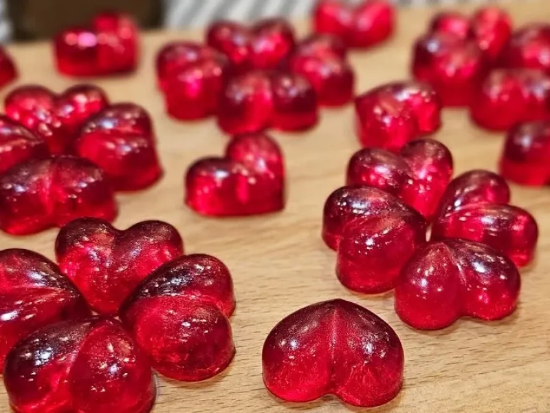 طرز تهیه پاستیل خونگی قلبی آسان و خوشمزه / آموزش پاستیل