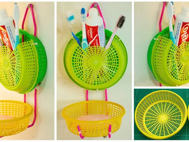 با سبدهای بی استفاده ای که توی خونه داری هم جامسواکی و جا صابونی بساز!