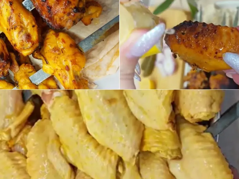 طرز تهیه کتف و بال کبابی / مزه دار کردن کتف و بال جوجه کباب سیزده بدر