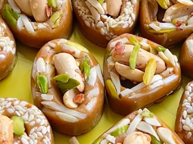 باقلوا سوهانی در 10 دقیقه و بدون فر و همزن فقط با 3 ماده اینو از دست نده!