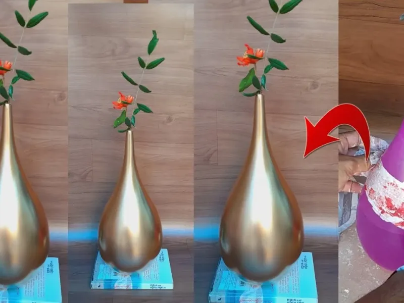 آموزش ساخت گلدان تزئینی با گچ و بادکنک