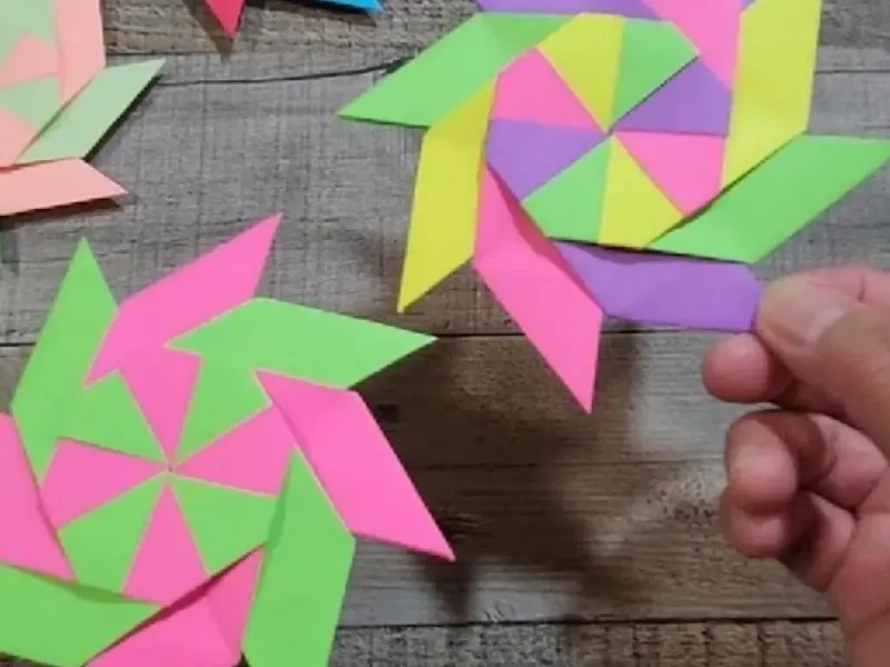 آموزش ساخت ستاره نینجا از کاغذ!