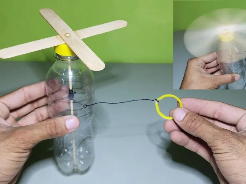 آموزش ساخت پنکه با بطری در خانه!