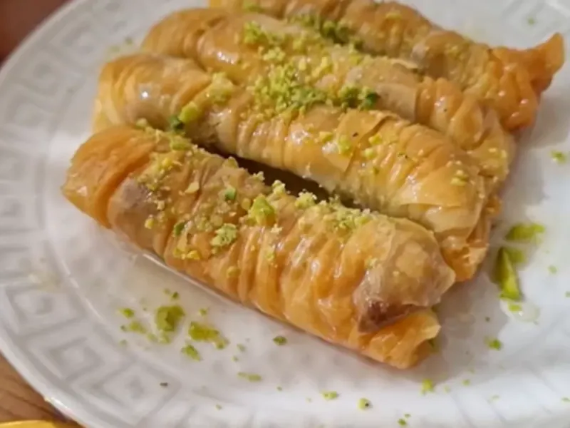 خوشمزه ترین باقلوای ترکی اصل با خمیر خانگی به زبان ساده !