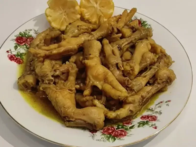 طرز تهیه خوراک پای مرغ خوشمزه و مقوی با طعمی بی نظیر / خوراک پای مرغ مخصوص ترمیم استخوان