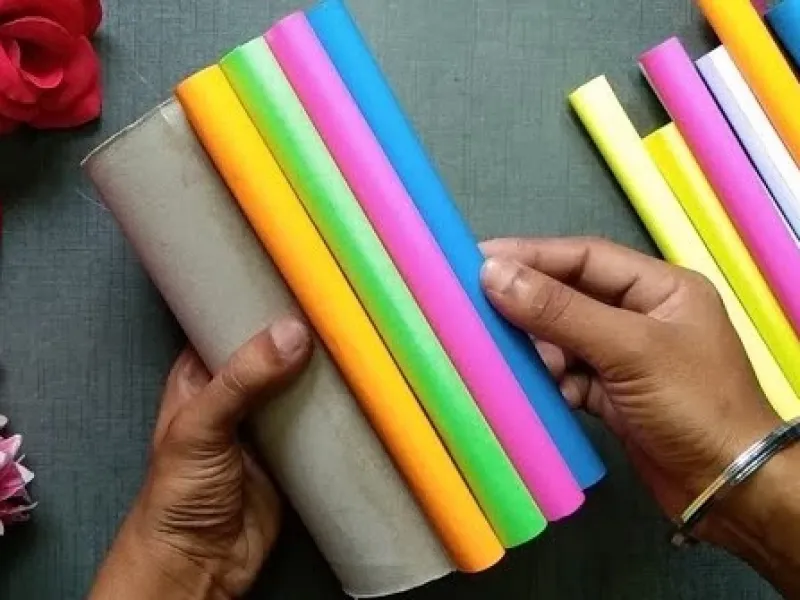 آموزش ساخت فانوس کاغذی رنگی برای اتاق!