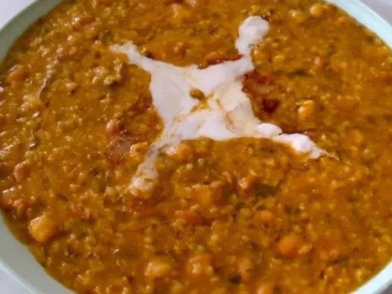 طرز تهیه دلده بلغور گندم غذای سنتی و اصیل آشپزی افغانستان!