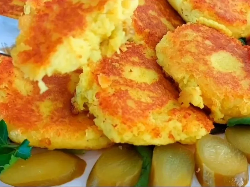 طرز تهیه کوکو سیب زمینی با سیب زمینی پخته / کوکو سیب زمینی یک غذای ترد و خوشمزه و ارزان