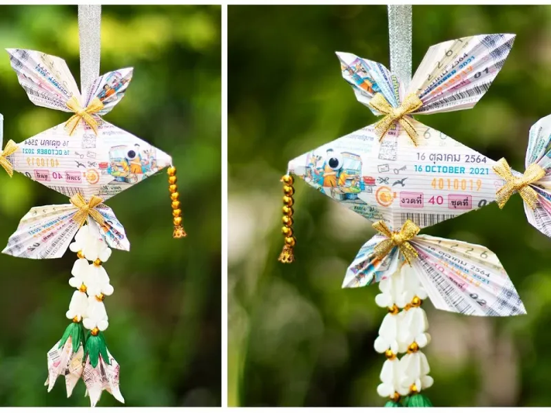 ایده خلاقانه: ساخت کاردستی ماهی آویزان برای تزئین اتاق خواب