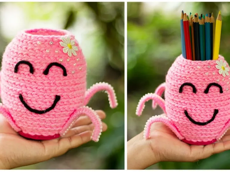 ایده های کاردستی با مواد زائد: ساخت قلمدانی زیبا و آسان