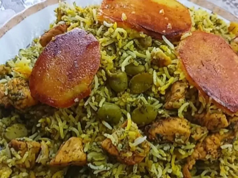 باقالی پلویی که با کمترین مواد و خیلی متفاوت و خوشمزه میتونی درست کنی!