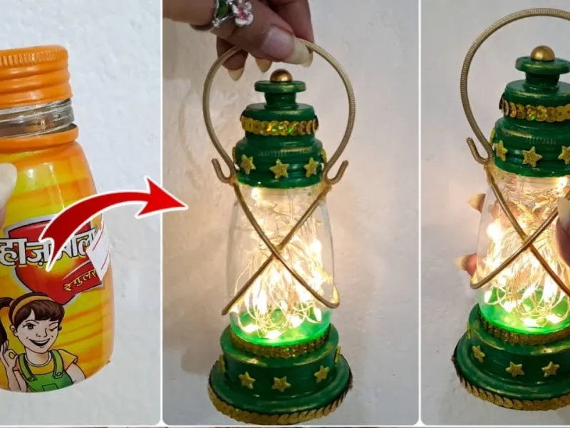 ایده های خلاقانه برای تزیین بطری های شیشه ای کوچک!