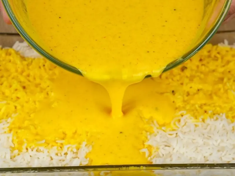 ته چین مجلسی رستورانی با یه راز ساده به سبک مادرم / رازهایی که هیچ کس نمیگه