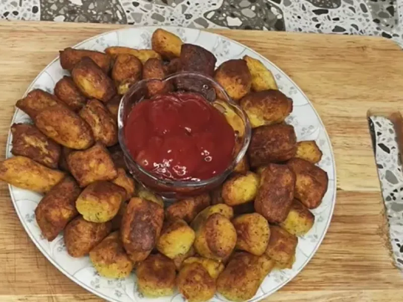 اگر فقط سیب زمینی و تخم مرغ داری این غذای جدید و درست کن / آموزش غذای ساده و خوشمزه