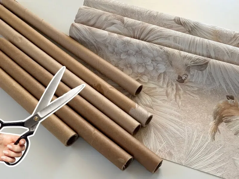 2 ایده عالی با رول های مقوایی و کاغذ های بی استفاده!