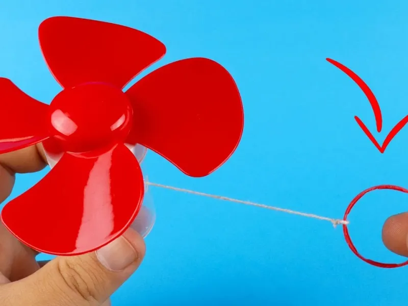 آموزش ساخت فن دستی کوچک بدون موتور و باتری!