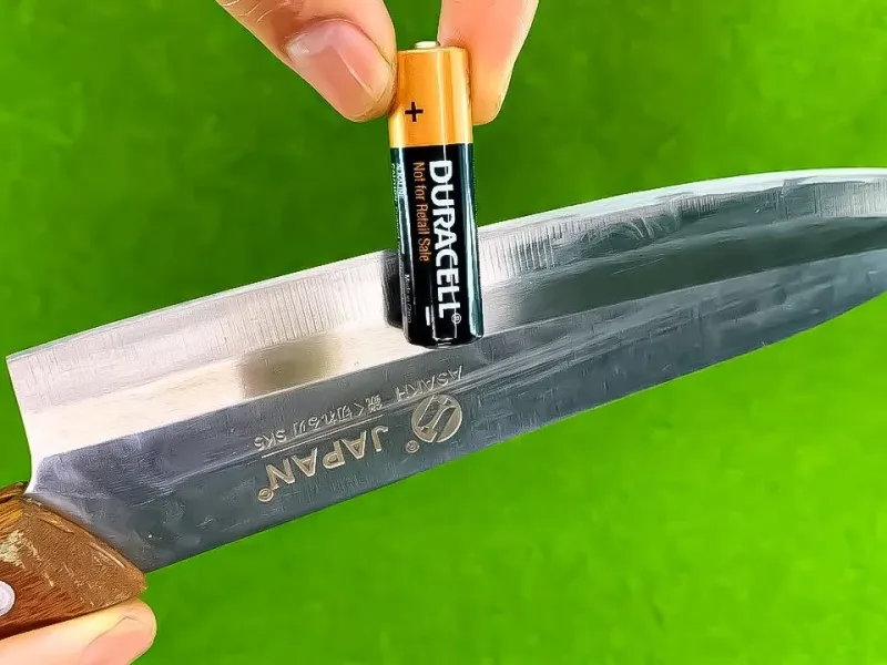 تیز کردن چاقو در 5 دقیقه با روشی ساده!