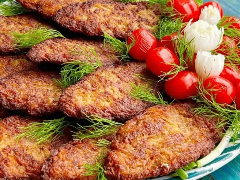 کتلت گوشت بدون تخم مرغ انقد خوشمزه و سبکه که هر چی درست کنی بازم کم میاد!