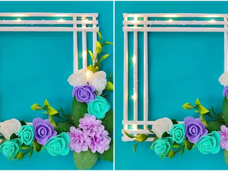 ساخت کاردستی دیواری با کاغذهای رنگی برای تزئین اتاق خواب!