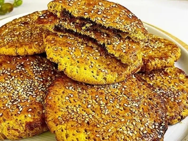 کلوچه خرمایی به این خوشمزگی نخوردی / طرز تهیه کلوچه خرما و زیره ترد دزفول!