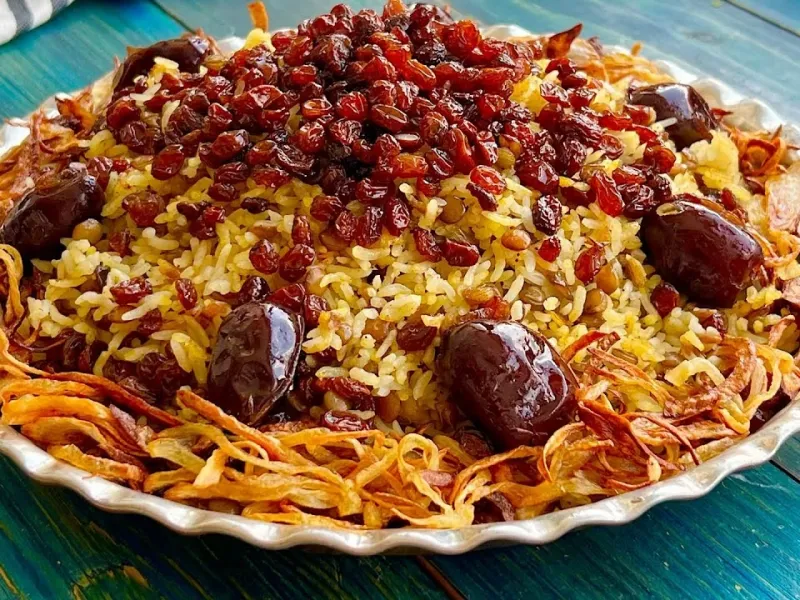 طعمی متفاوت از عدس پلو طرز تهیه عدس پلو کته دمپخت عدس بدون گوشت با روش جذاب!