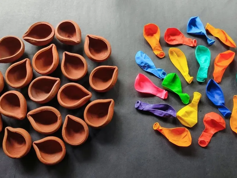 ساخت کاردستی خلاقانه با بادکنک !