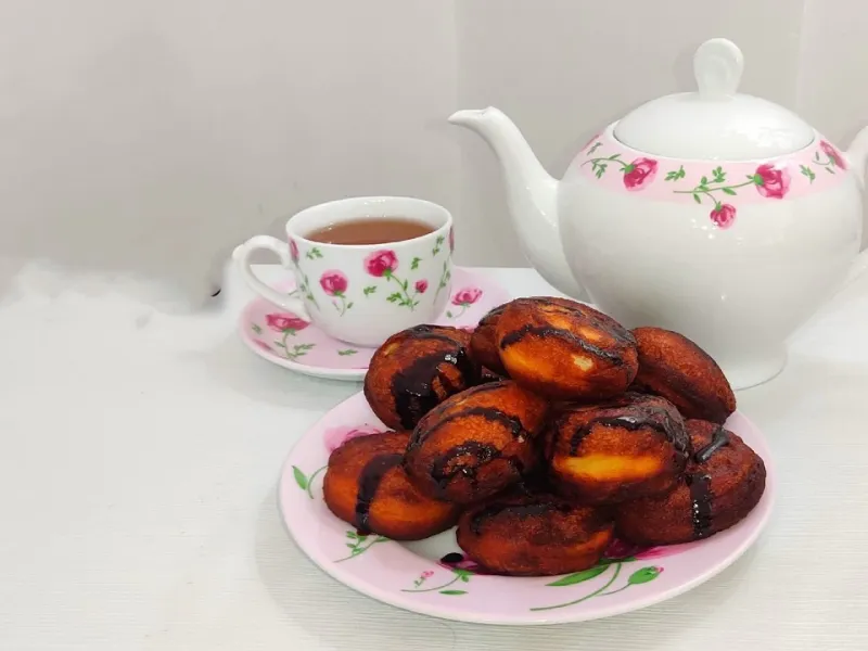 طرز تهیه پیراشکی لقمه ای / ده دقیقه ای فقط با یک تخم مرغ