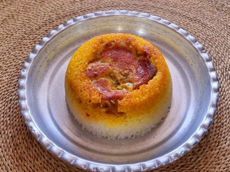 یبار ته انداز مرغ رو اینجوری درست کن پایه ثابت غذاهات میشه غذای مورد علاقه ی شما چیه؟!