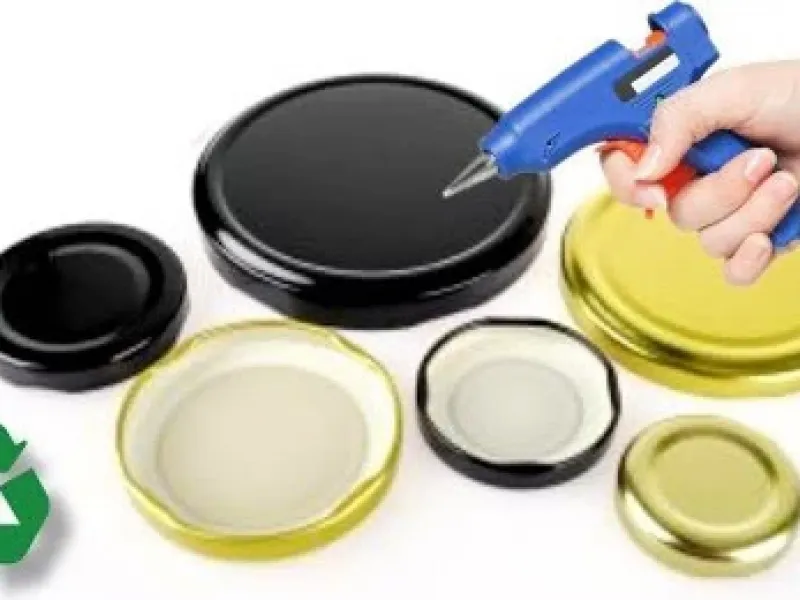 ببینید با درب شیشه چه ساخته ام! ایده های بازیافت شگفت انگیز با درب شیشه