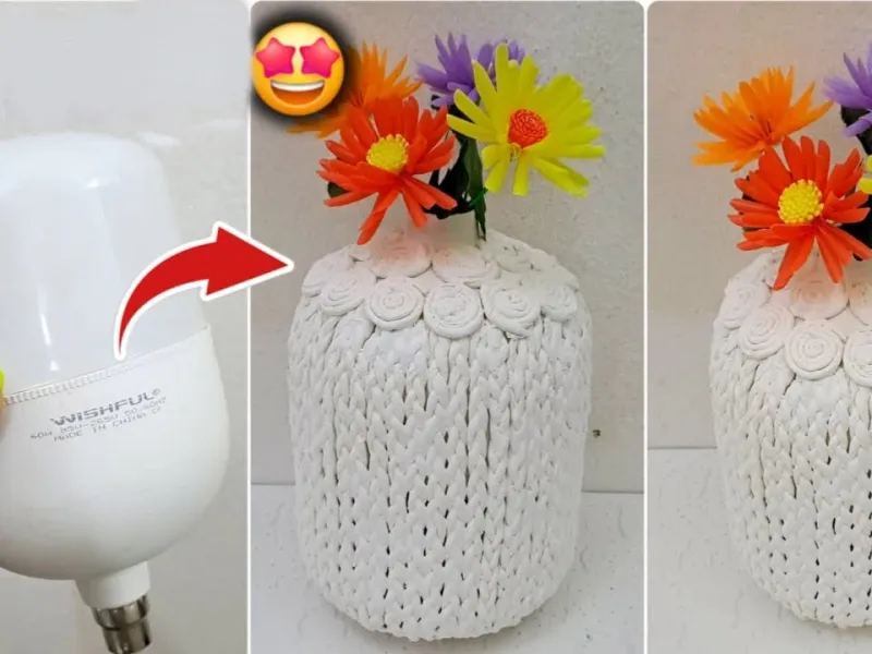 خلاقیت در دکوراسیون: استفاده از لامپ سوخته برای تزئین خانه