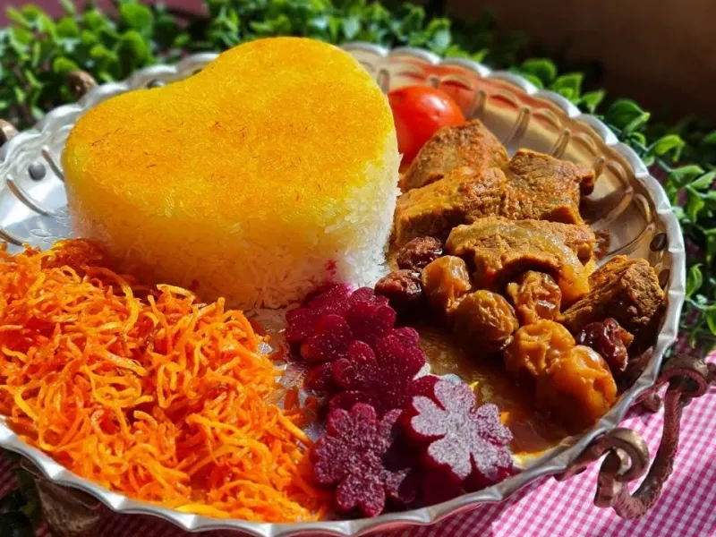 دستور پخت چلو خورشت هویج تبریزی!