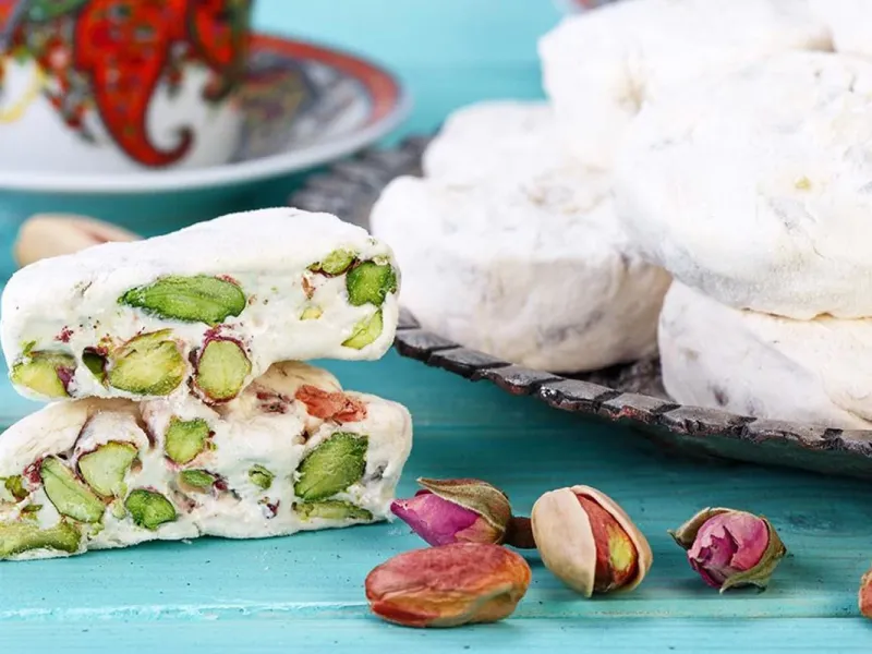شیرینی سالم و ساده فقط با چند ماده بدون فر و همزن / تا حالا گز آمریکایی خوردی ؟! شیرینی سالم و ساده فقط با چند ماده بدون فر و همزن / تا حالا گز آمریکایی خوردی ؟!