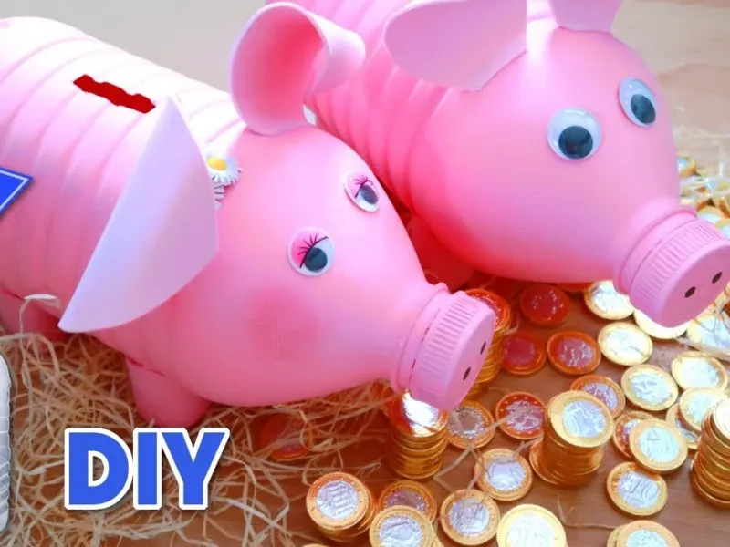 ساخت قلک با بطری پلاستیکی: کاردستی ساده برای کودکان