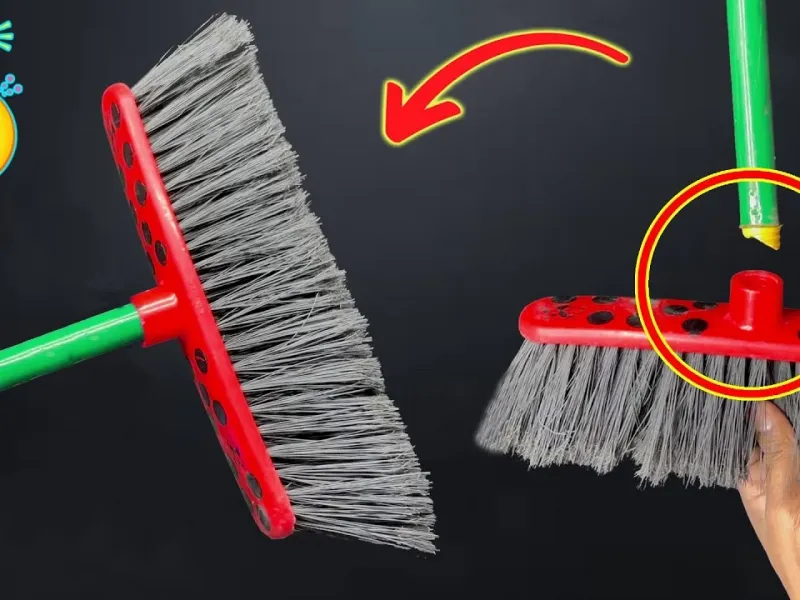 تعمیر جاروی شکسته با PVC: راه حلی ساده و کم هزینه