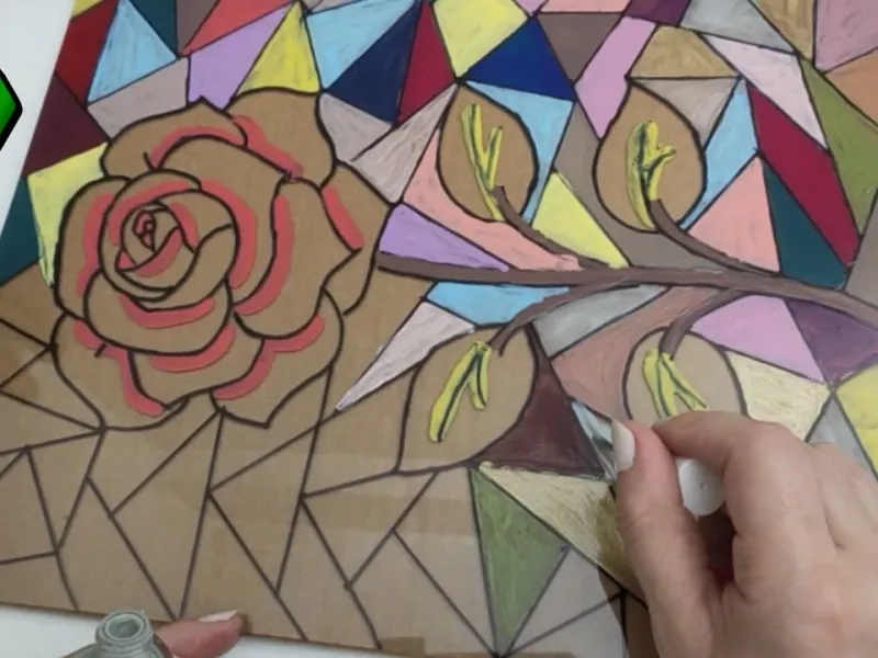 دکوراسیون منزل با قاب شکسته و لاک ناخن رنگارنگ!