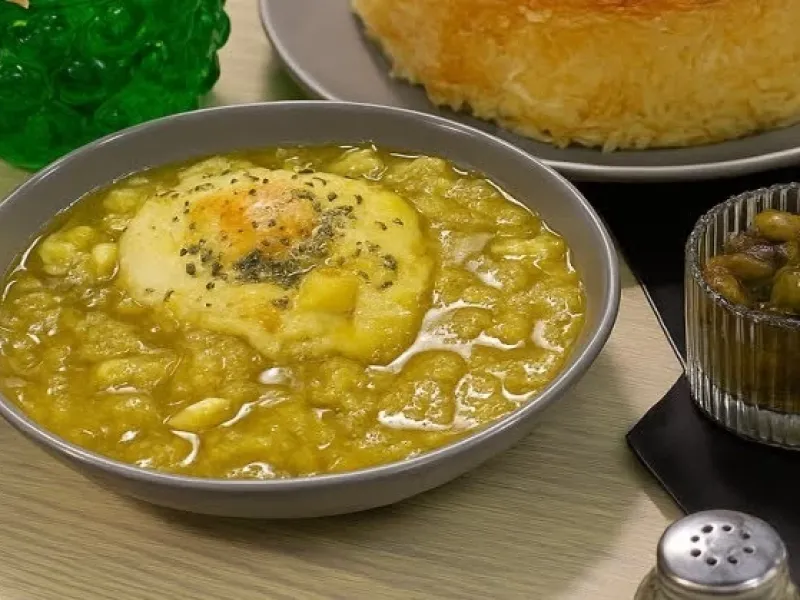 چطور این غذای سنتی رو ساده بپزیم؟ با دستور پخت مادر بزرگم باقالی قاتوق پختم