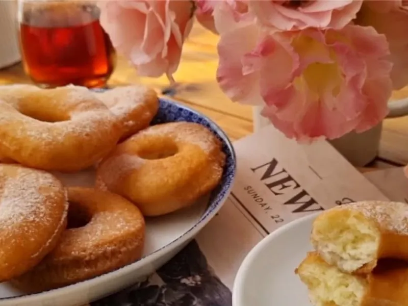 دونات های خوشمزه بدون فر، آماده در 10 دقیقه!