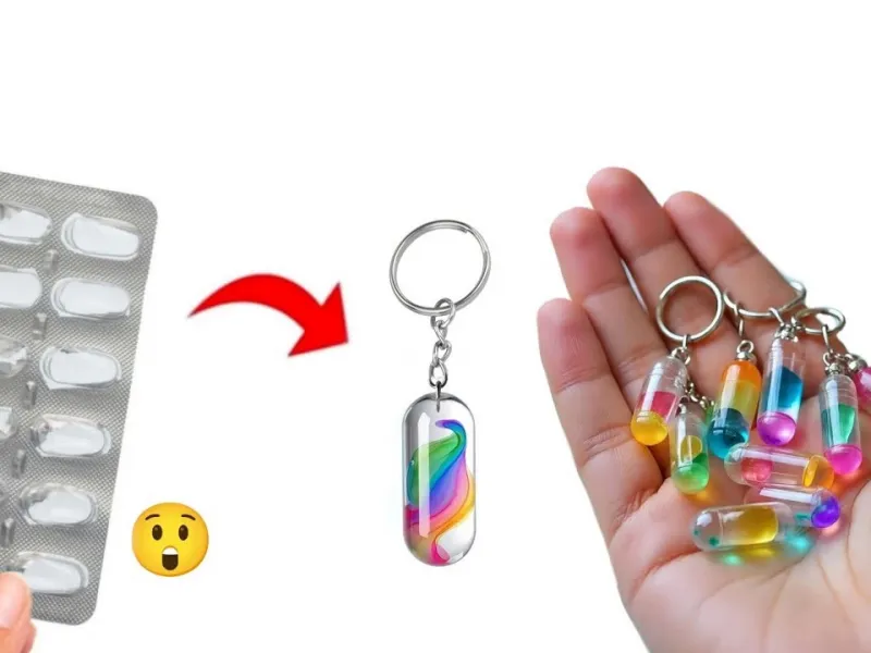 آموزش ساخت جاکلیدی دست ساز از مواد دورریختنی!