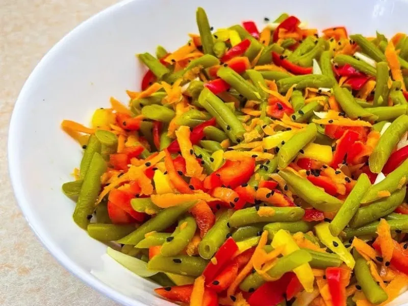 طرز تهیه ترشی لوبیا سبز خوشمزه / ترشی لوبیا سبز